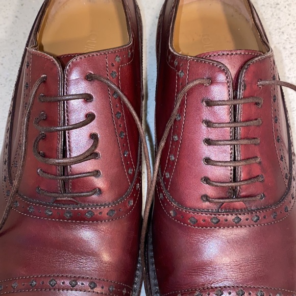 Louis Vuitton Brogue Shoes Burgundy - Picture 7 of 15